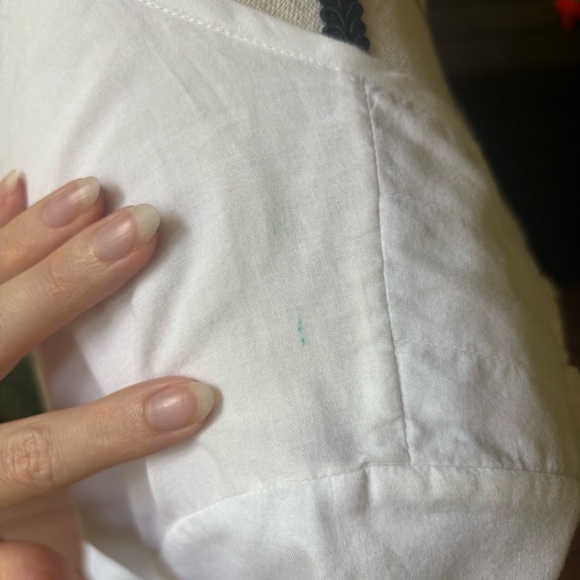 Ashish N Soni White Pleated Peplum Blouse | Floral Appliqués & Beading | Small - Picture 5 of 12